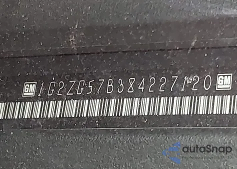 2008 Pontiac G6 Se from USA, damaged, VIN 1G2ZG57B384227120